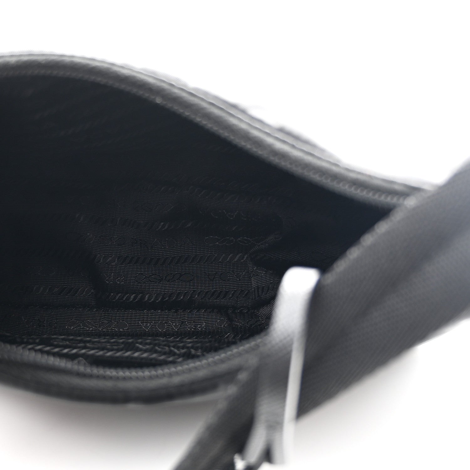 Prada Tessuto Nylon Mini Re-Edition 2000 Bag Black