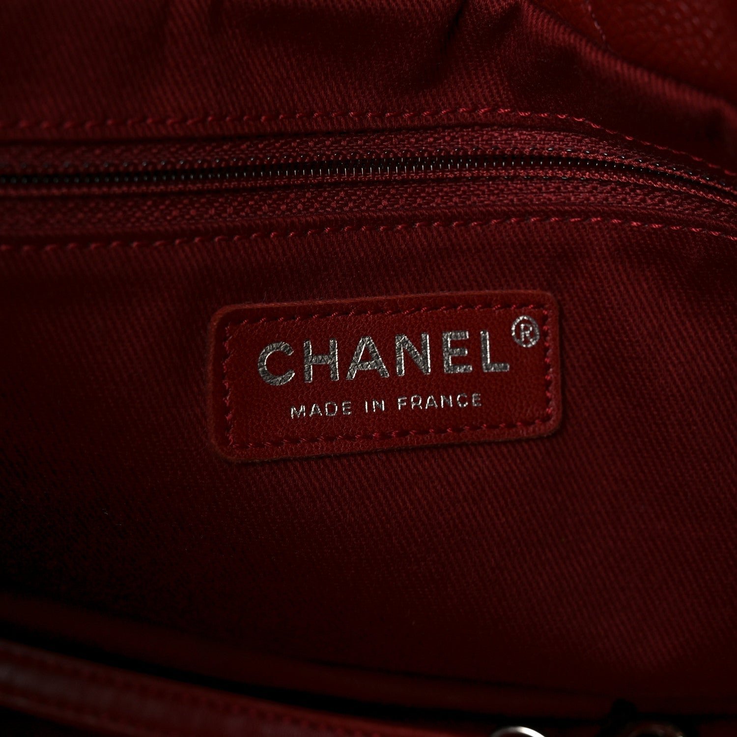 Chanel Caviar Quilted Large Timeless CC Soft Tote Dark Red
