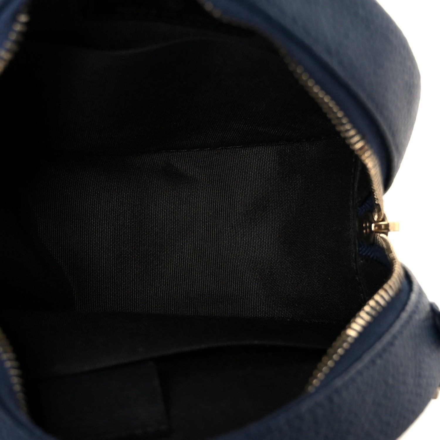 Chanel Caviar Quilted Round Filigree Crossbody Navy Black