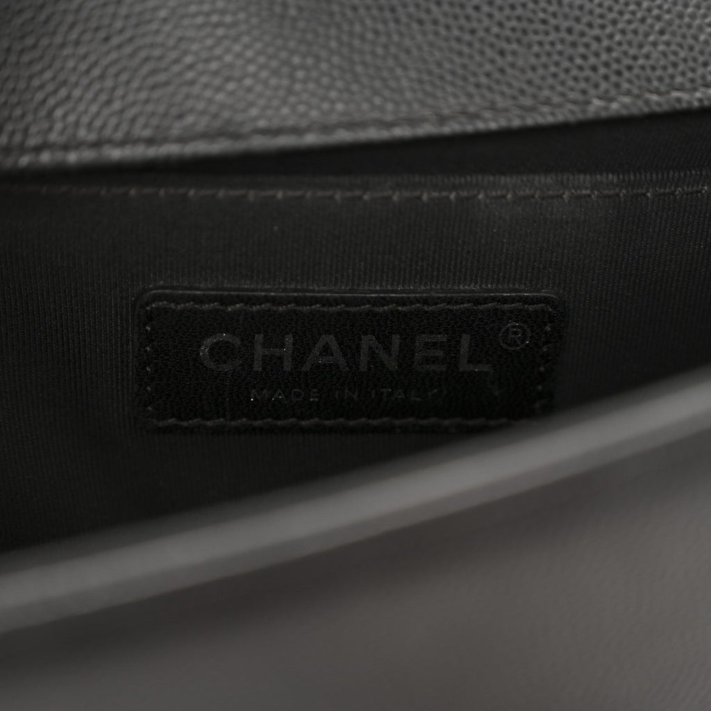 Chanel Caviar Quilted Small Boy Flap Black
