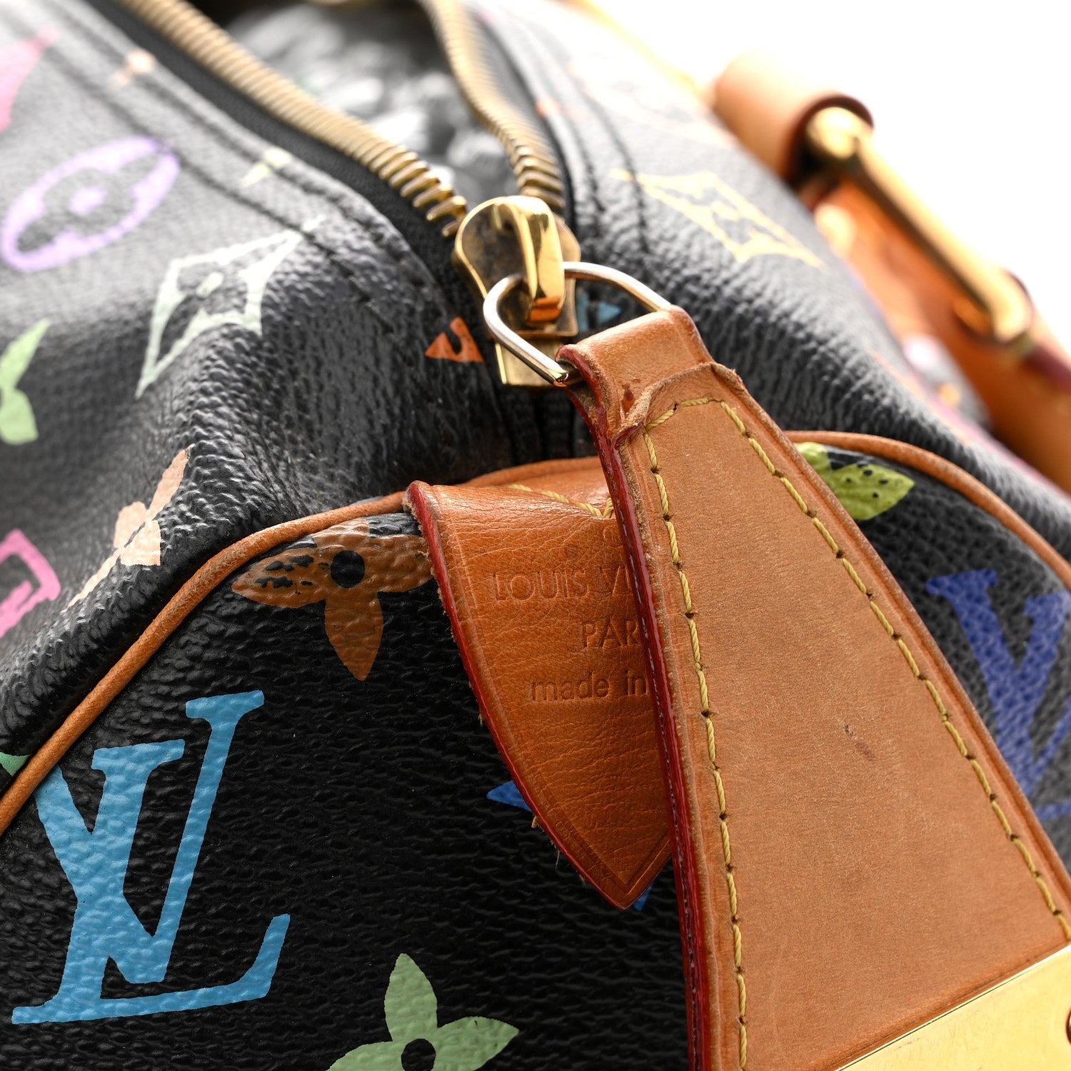 Louis Vuitton Monogram Multicolor Speedy 30 Black