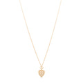 Gucci 18K Yellow Gold Diamantissima Heart Pendant Necklace