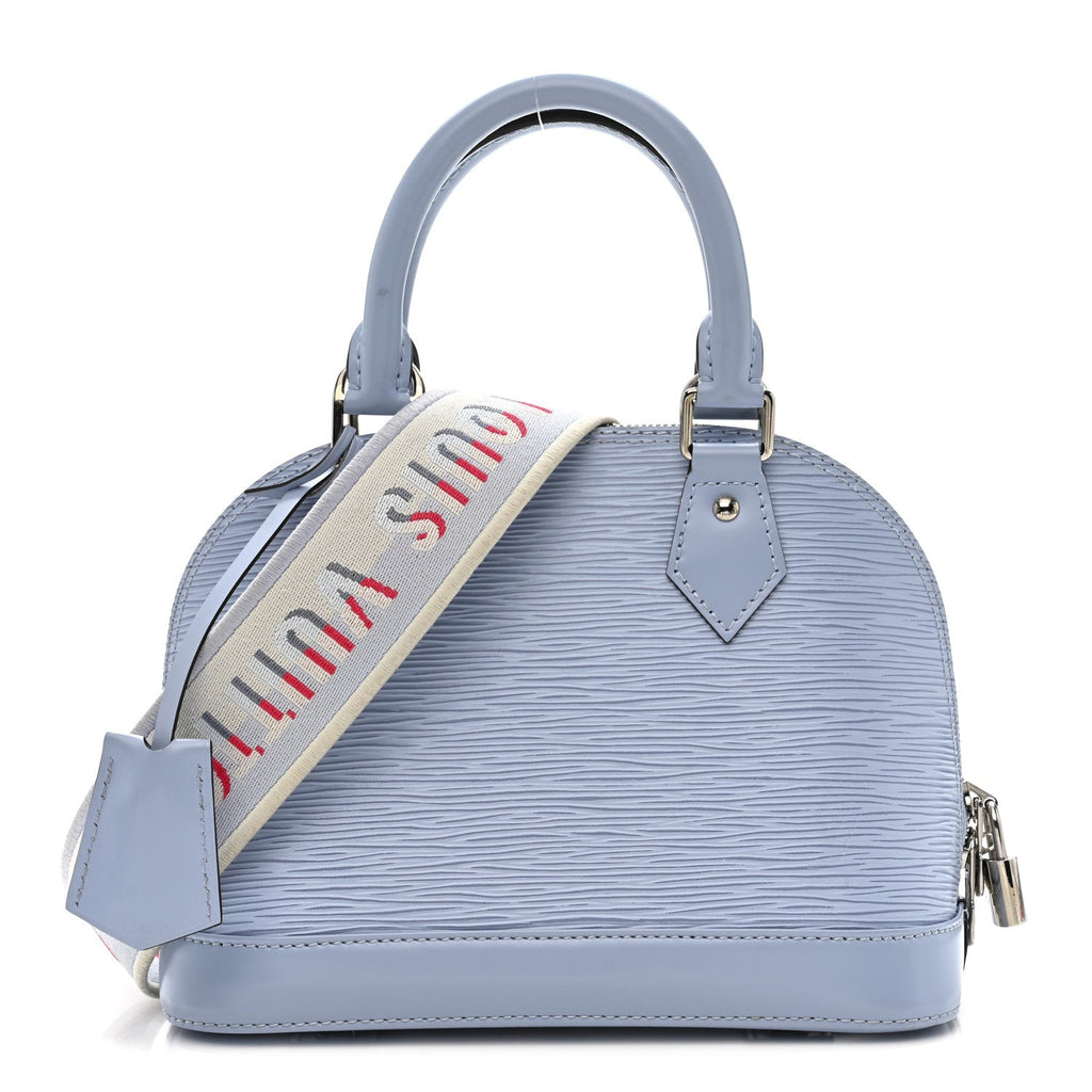 Louis Vuitton Epi Jacquard Alma BB Cloud Blue