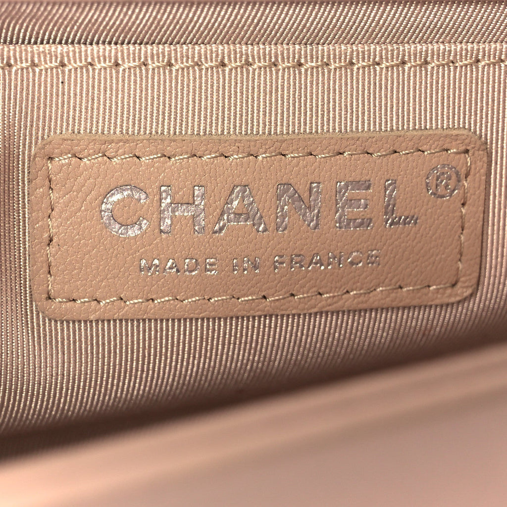 Chanel Lambskin Quilted Medium Boy Flap Light Pink