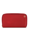 Gucci Dollar Calfskin GG Zip Around Wallet Red