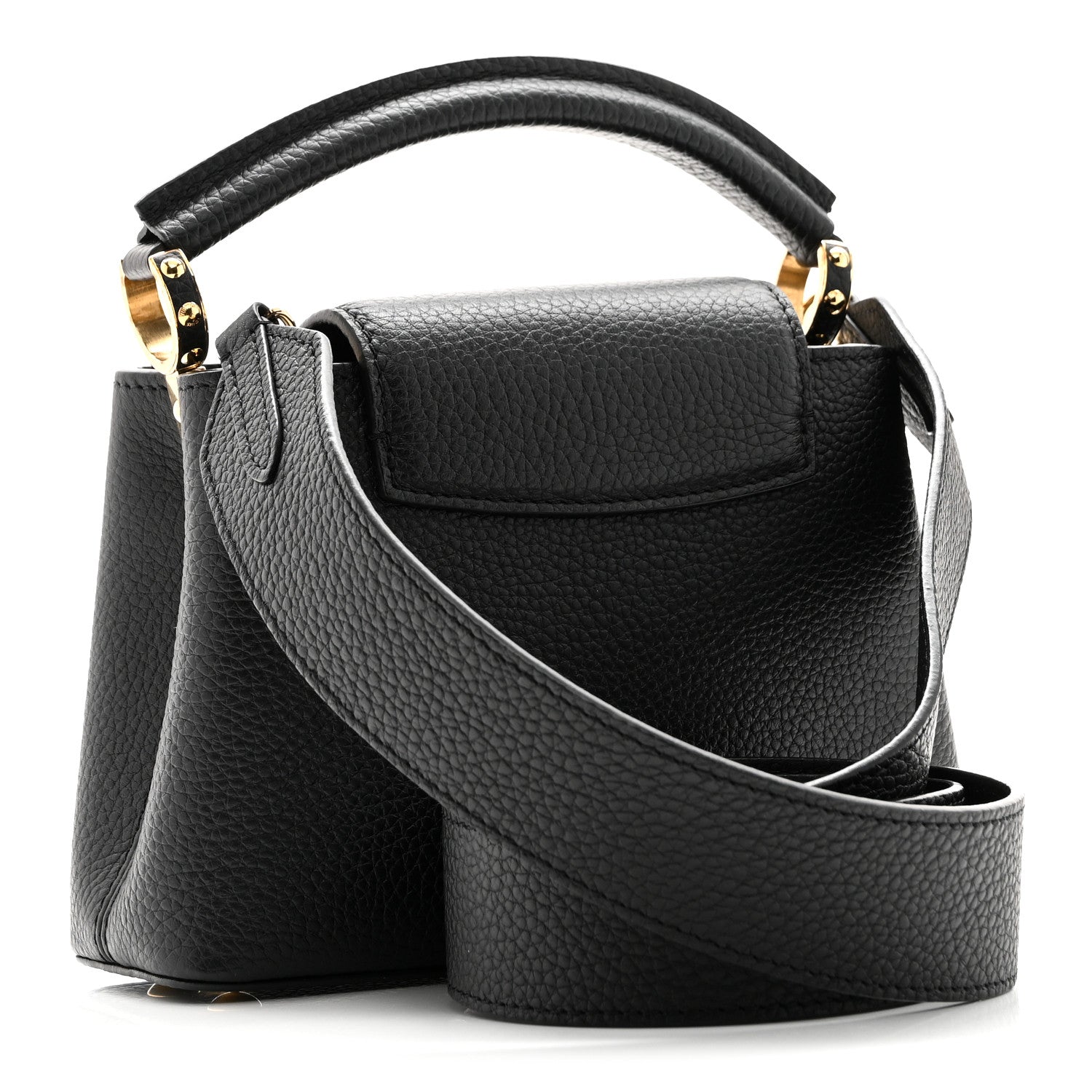 Louis Vuitton Taurillon Mini Capucines Black