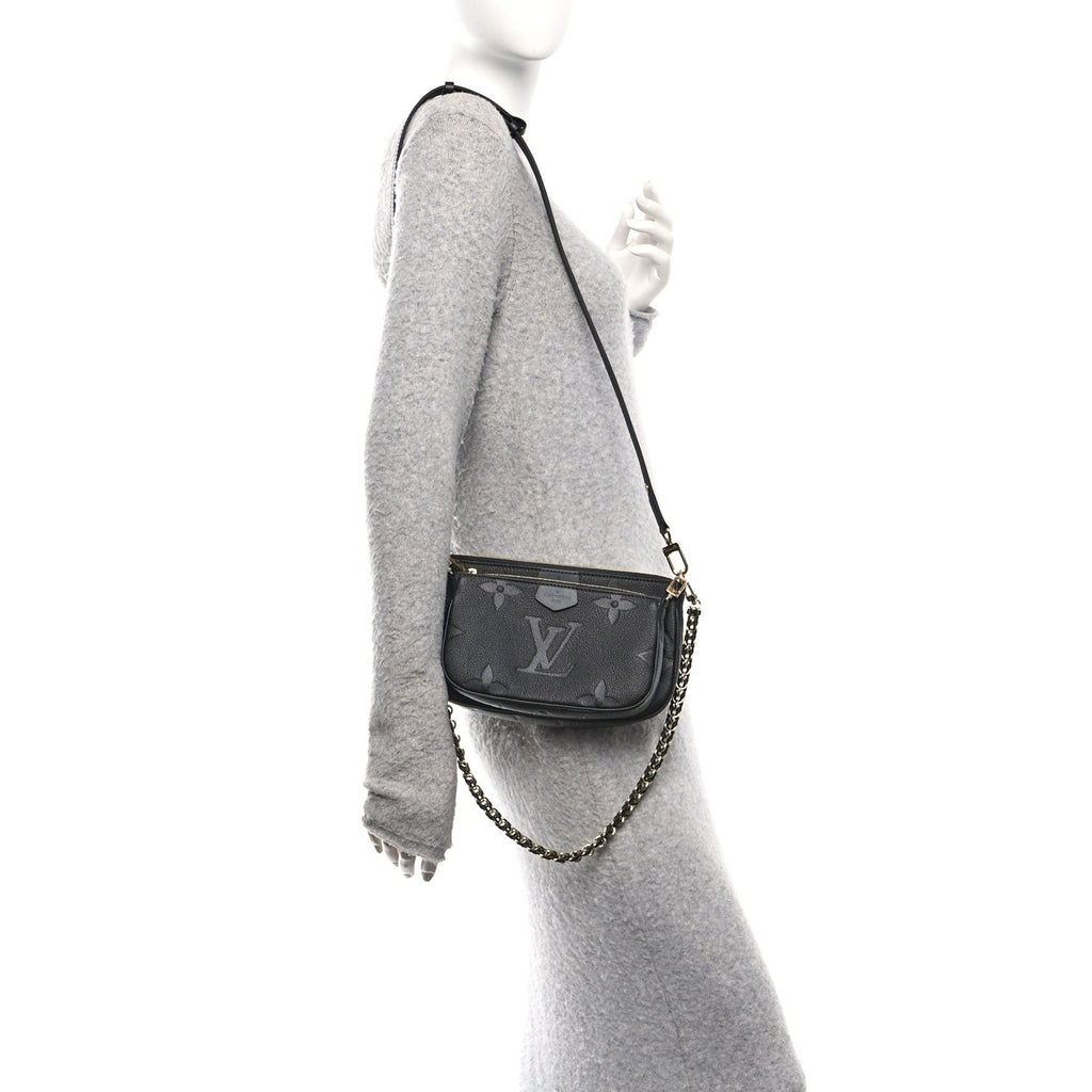 Louis Vuitton Empreinte Monogram Giant Multi Pochette Accessories Black