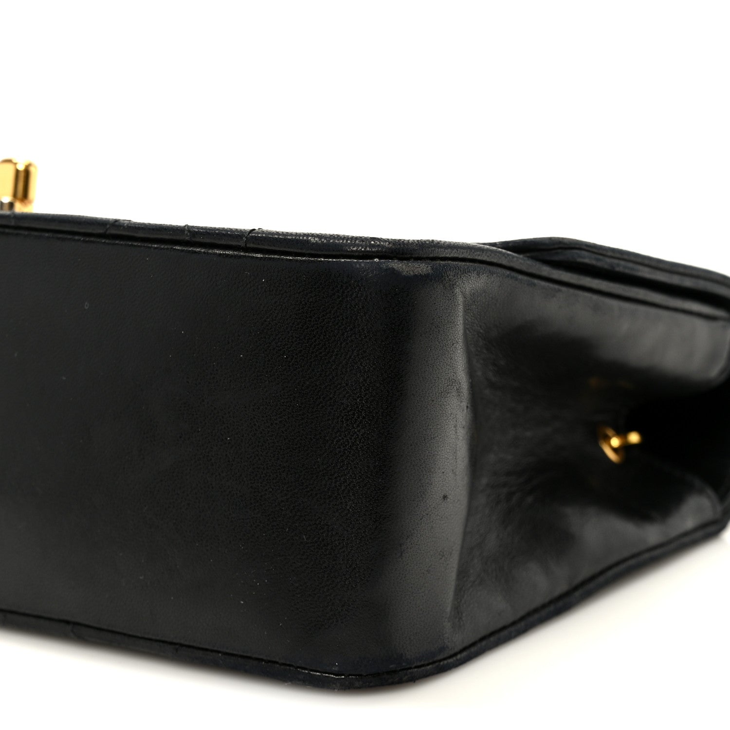 Chanel Lambskin Quilted Small Single Flap Black