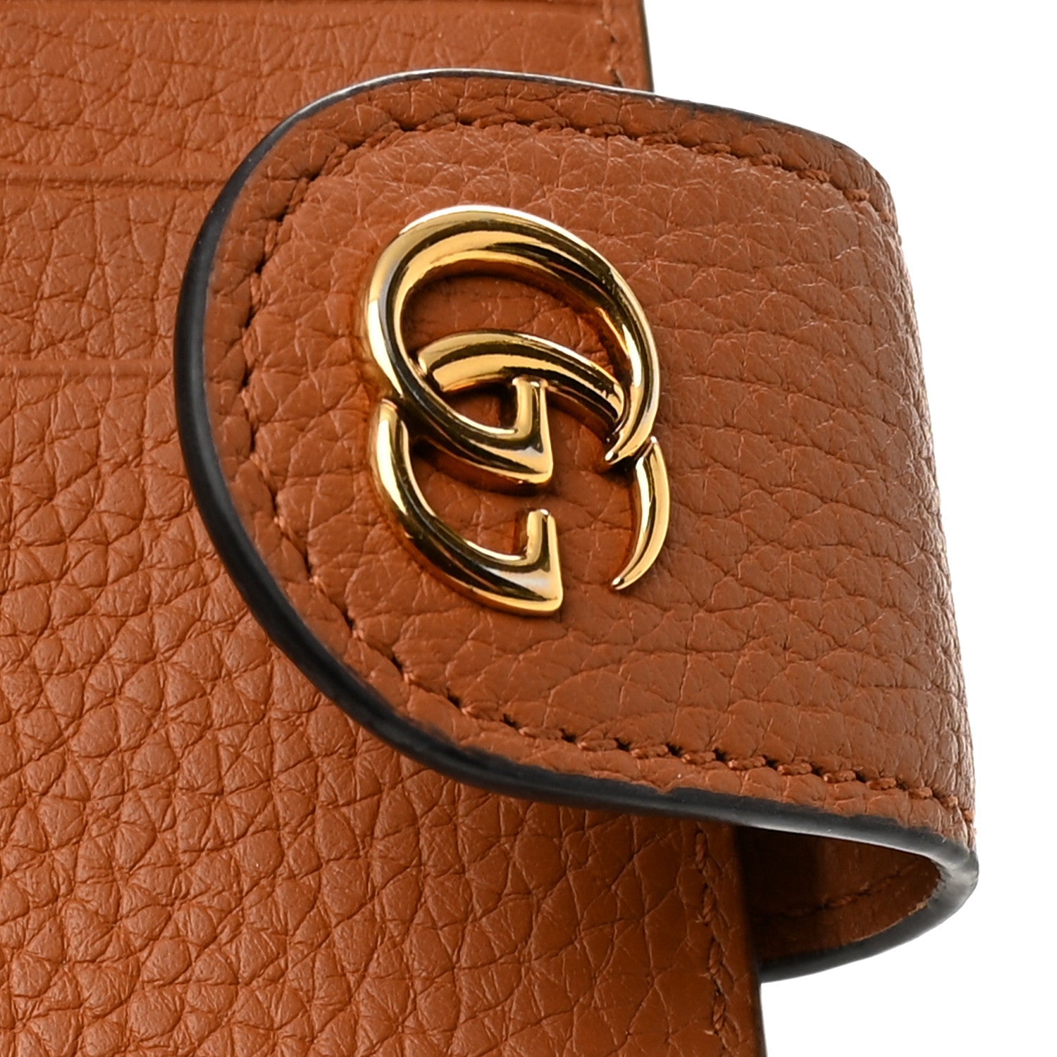 Gucci Piuma Calfskin Medium Bamboo Double G Wallet Cuir