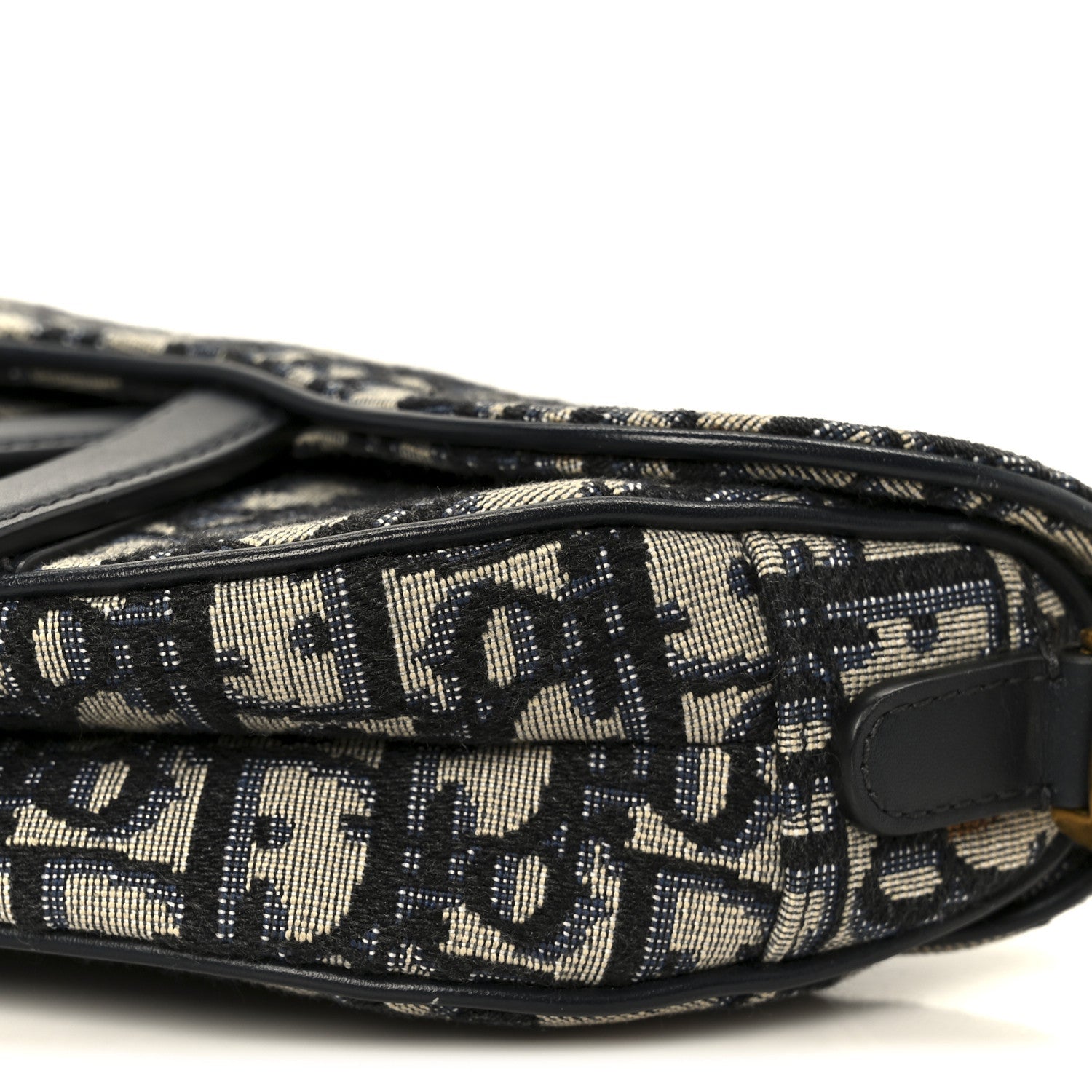 Christian Dior Oblique Mini Saddle Bag Blue