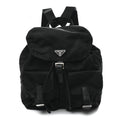 Prada Tessuto Nylon Saffiano Medium Backpack Black