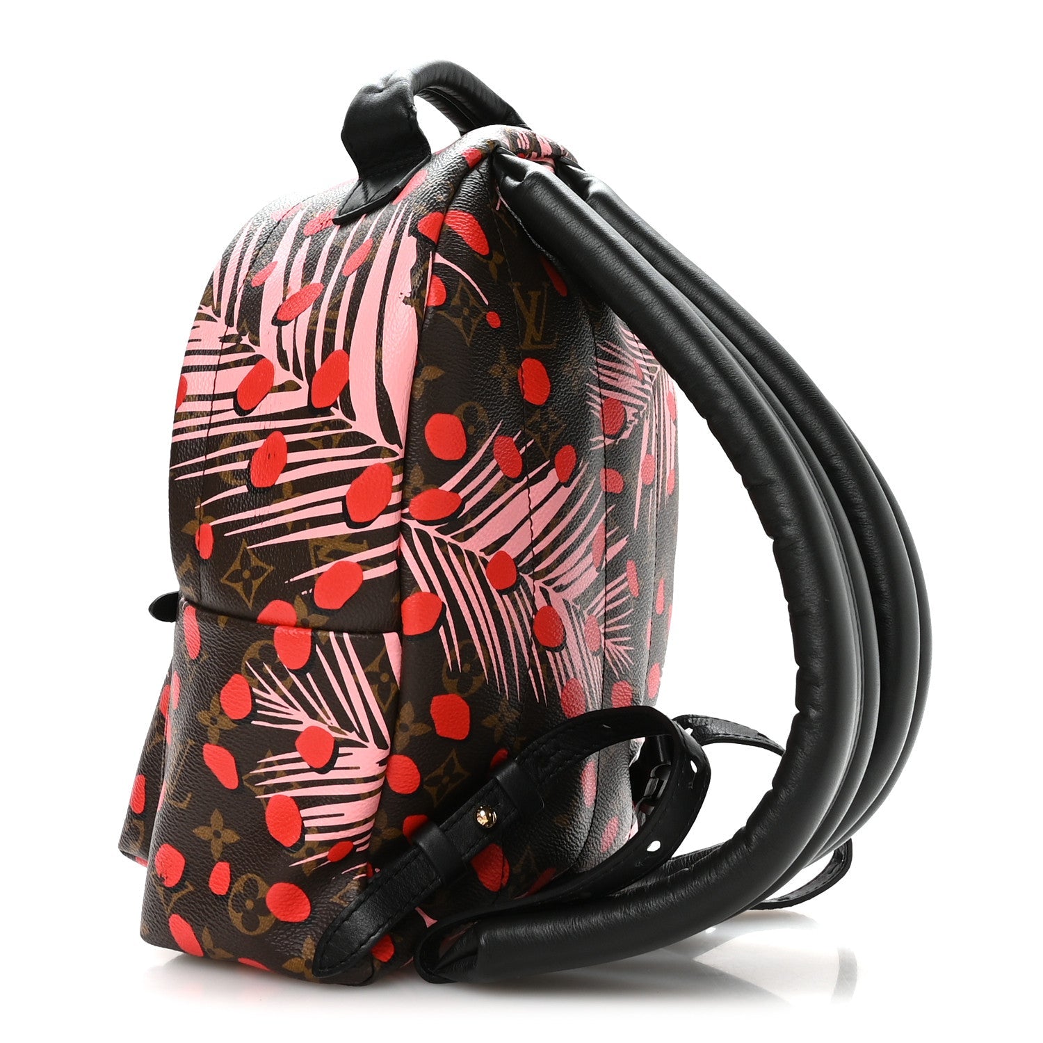 Louis Vuitton Monogram Jungle Dots Palm Springs Backpack PM Sugar Pink Poppy