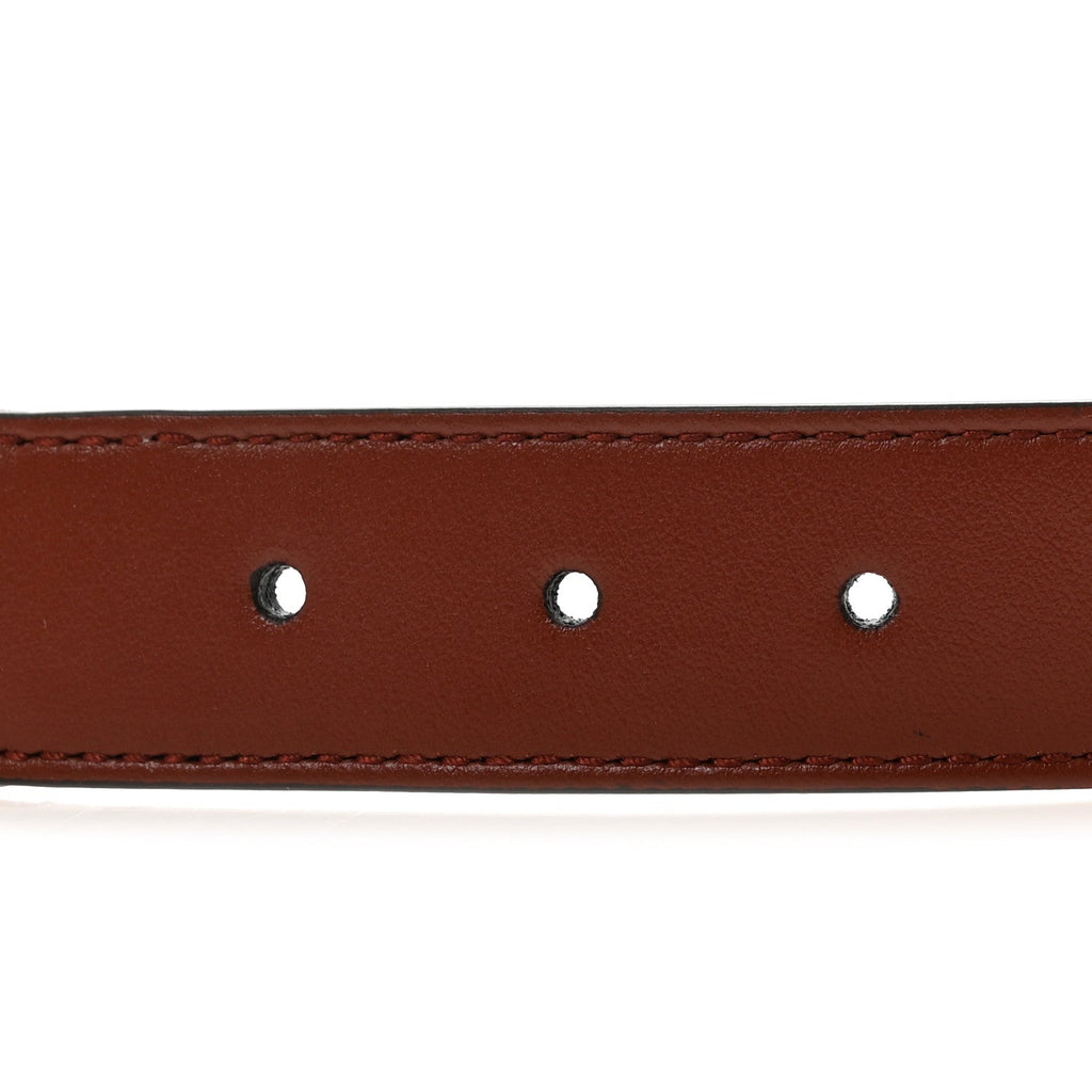 Gucci Calfskin Nylon Double G Web Kids Belt L Red