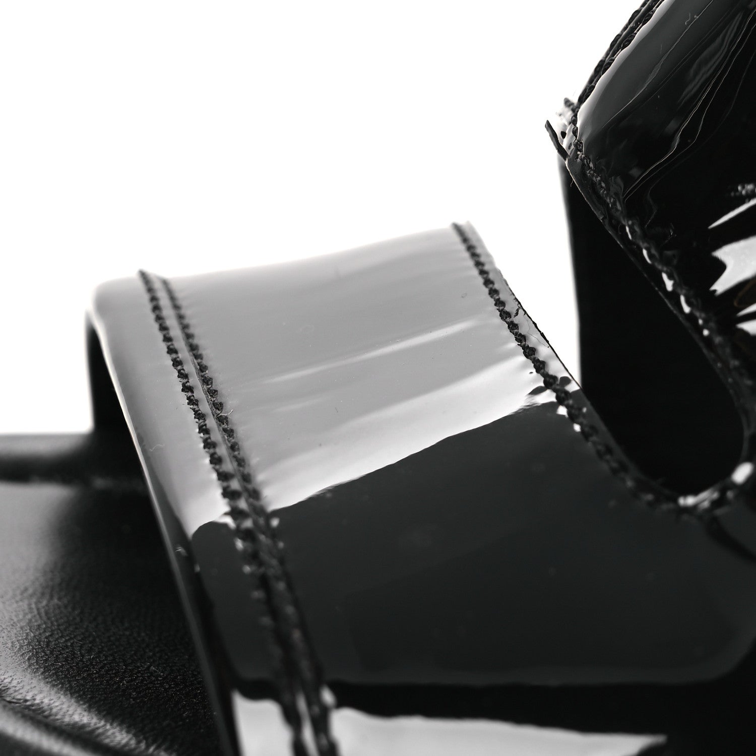 Louis Vuitton Patent Calfskin Moonlight Boots 38 Black