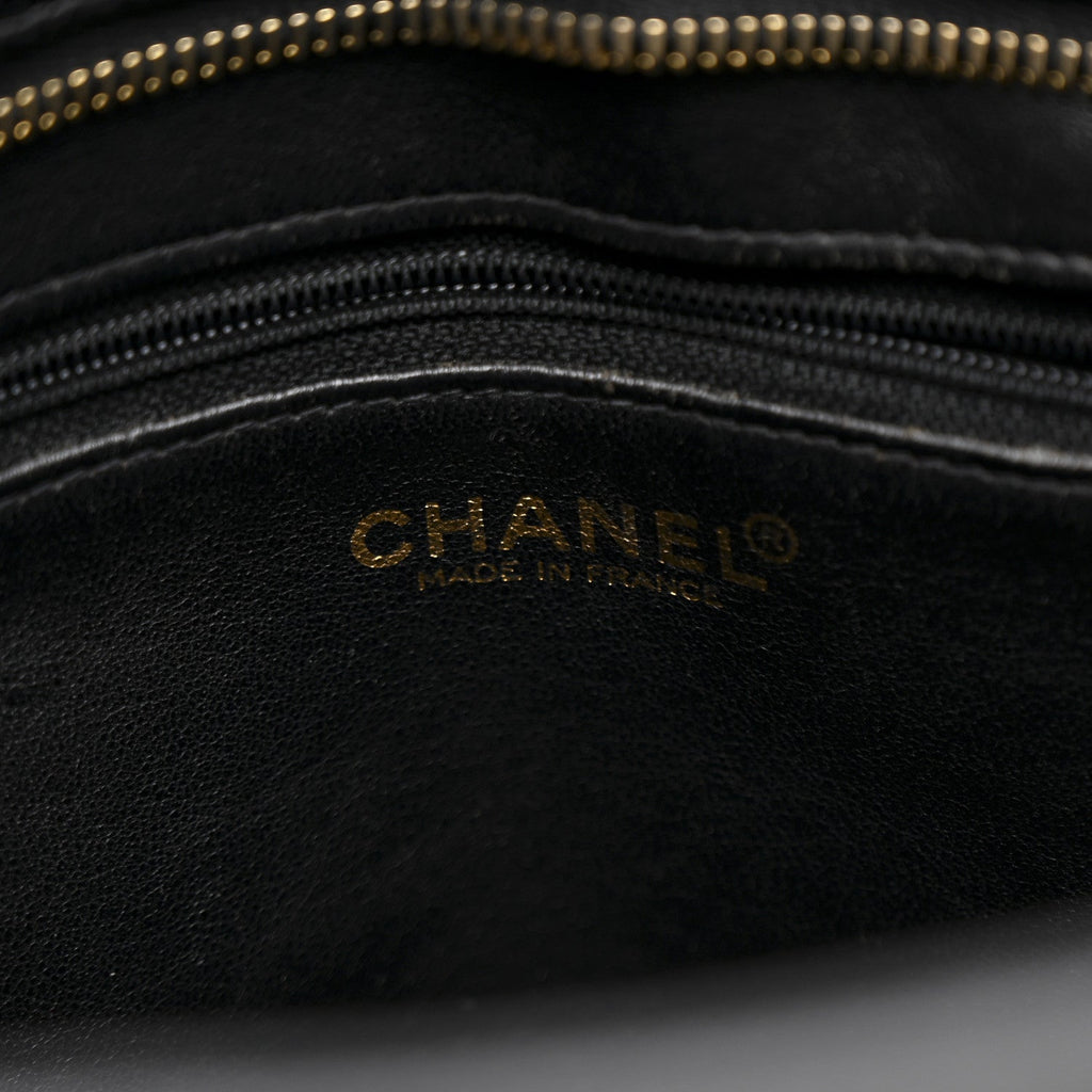 Chanel Caviar Quilted Medallion Tote Black
