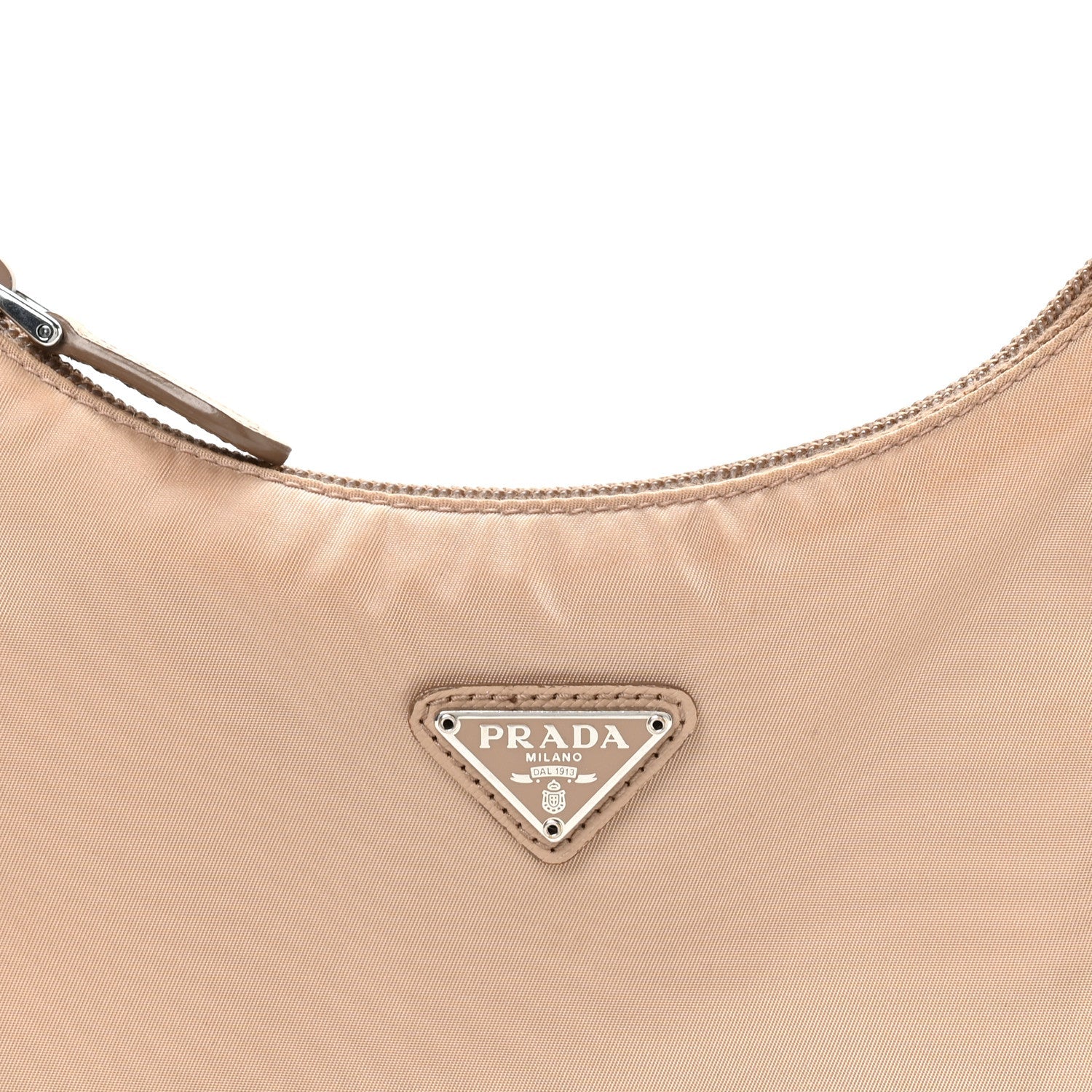 Prada Tessuto Nylon Mini Re-Edition 2000 Bag Cammeo