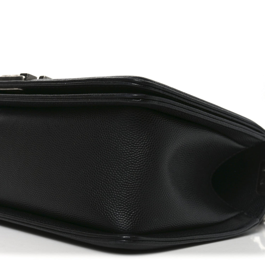 Chanel Caviar Quilted Medium Boy Flap Black