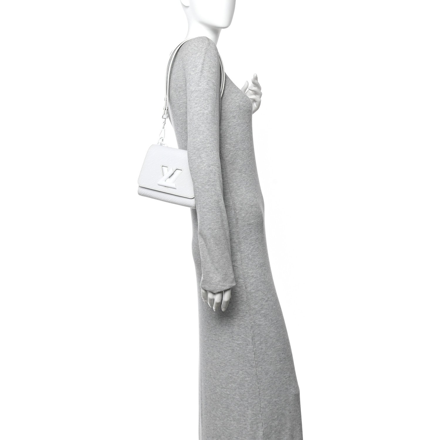 Louis Vuitton Epi Twist Shoulder Bag PM Matte White
