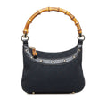 GUCCI GG Canvas Bamboo Anita Handbag