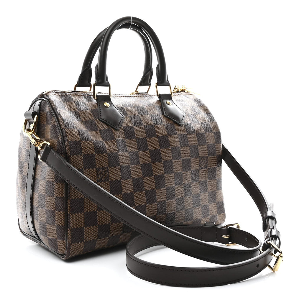 Louis Vuitton Damier Ebene Speedy Bandouliere 25