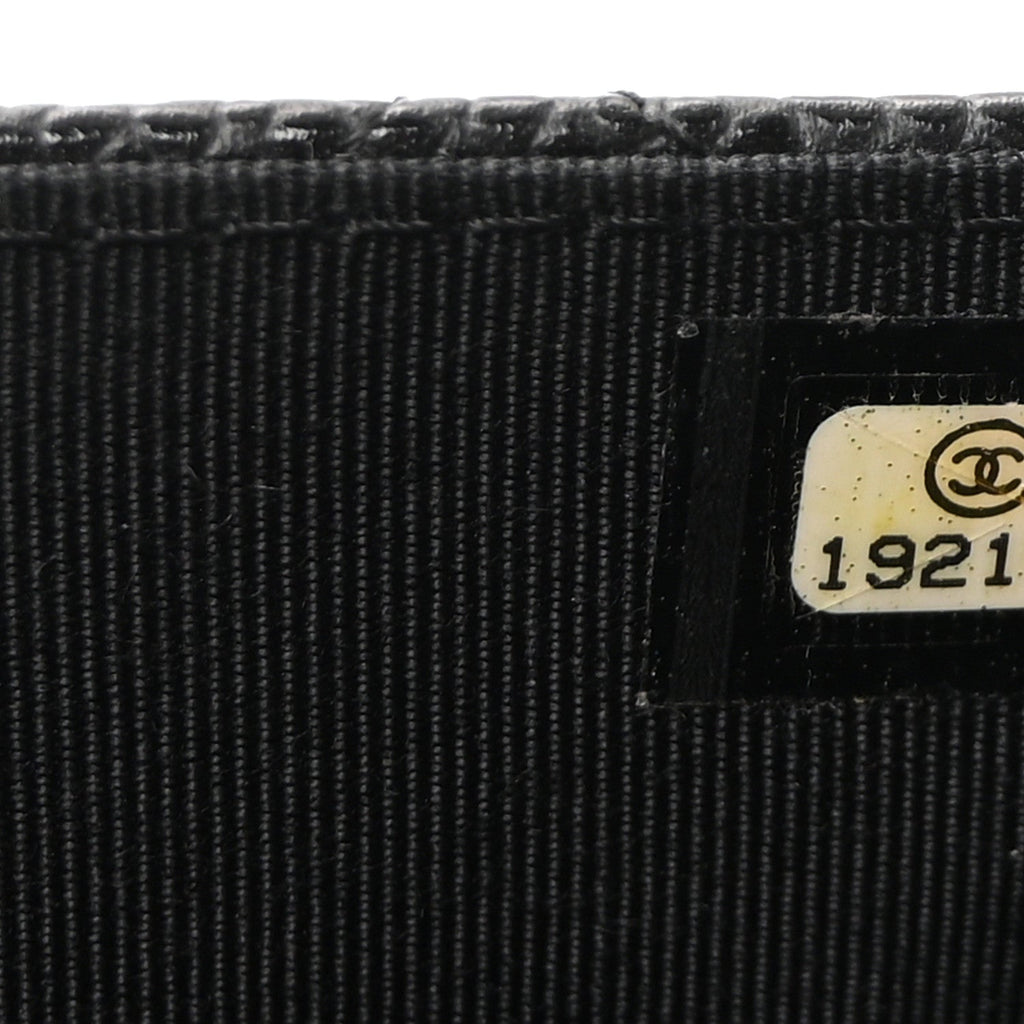 Chanel Caviar Quilted Wallet on Chain WOC Black