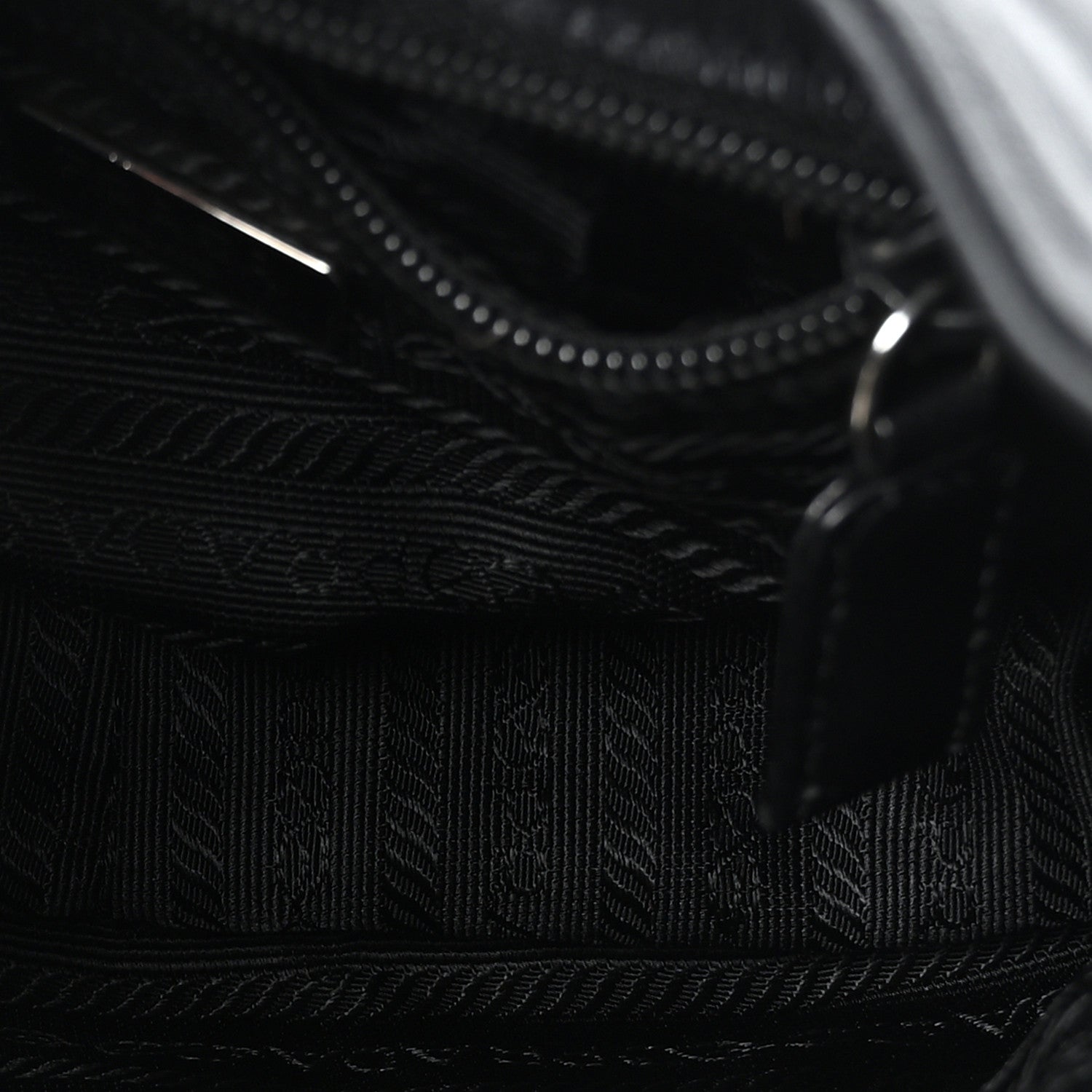 Prada Nappa Mini Triangle Hobo Black