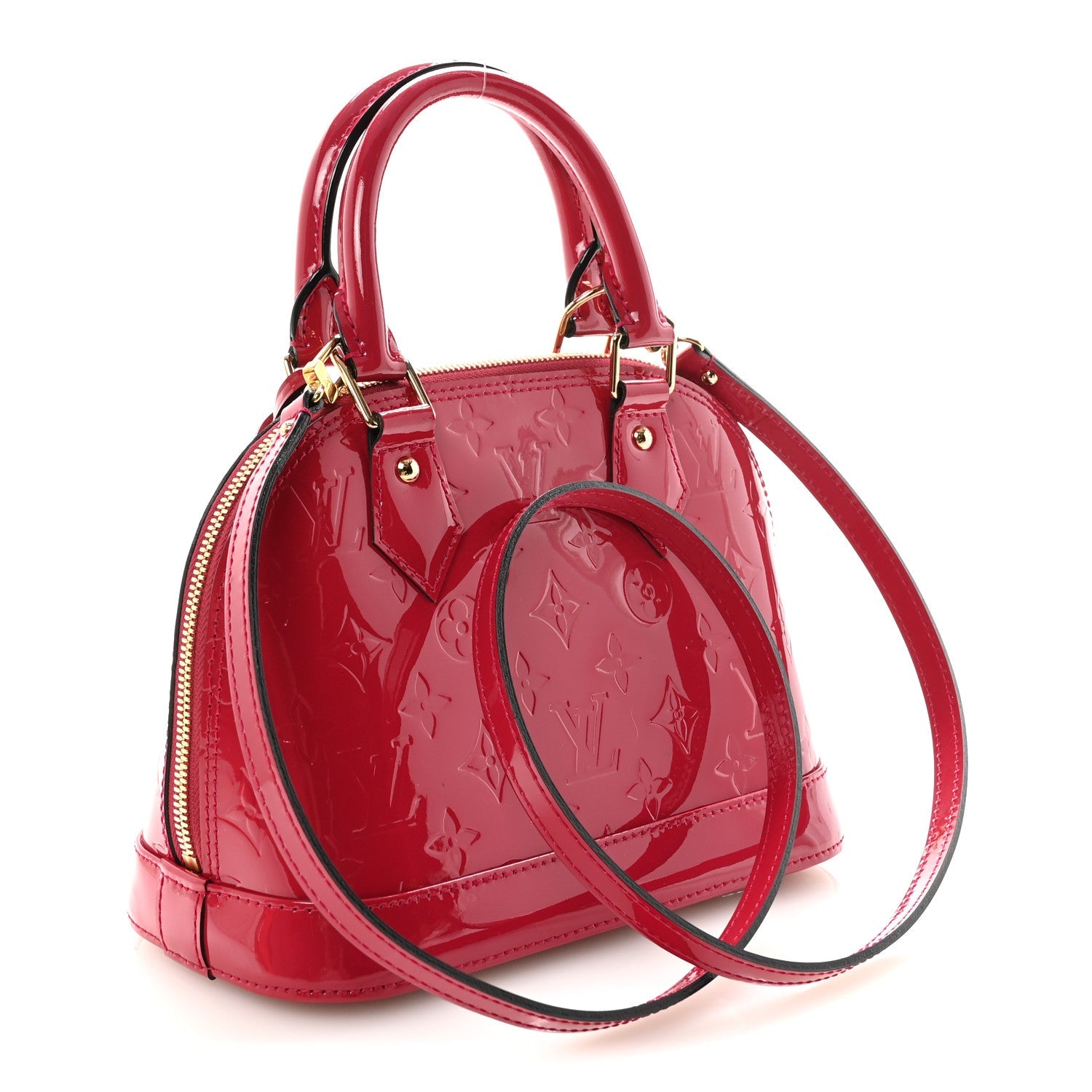 Louis Vuitton Vernis Alma BB Rose Indien
