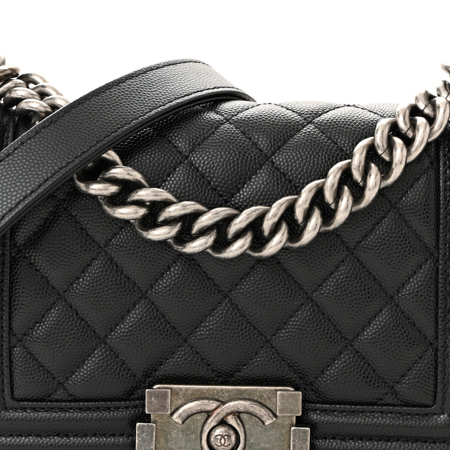 Chanel Caviar Quilted Small Boy Flap Black