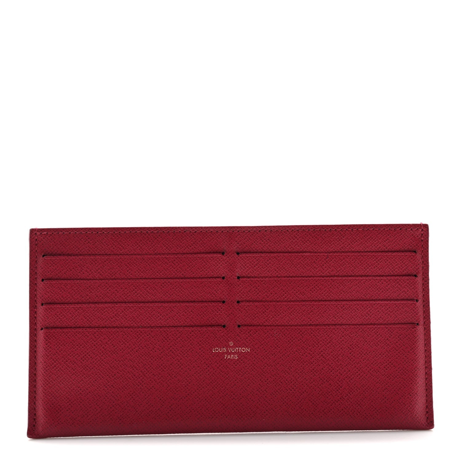 Louis Vuitton Calfskin Pochette Felicie Card Holder Insert Fuchsia