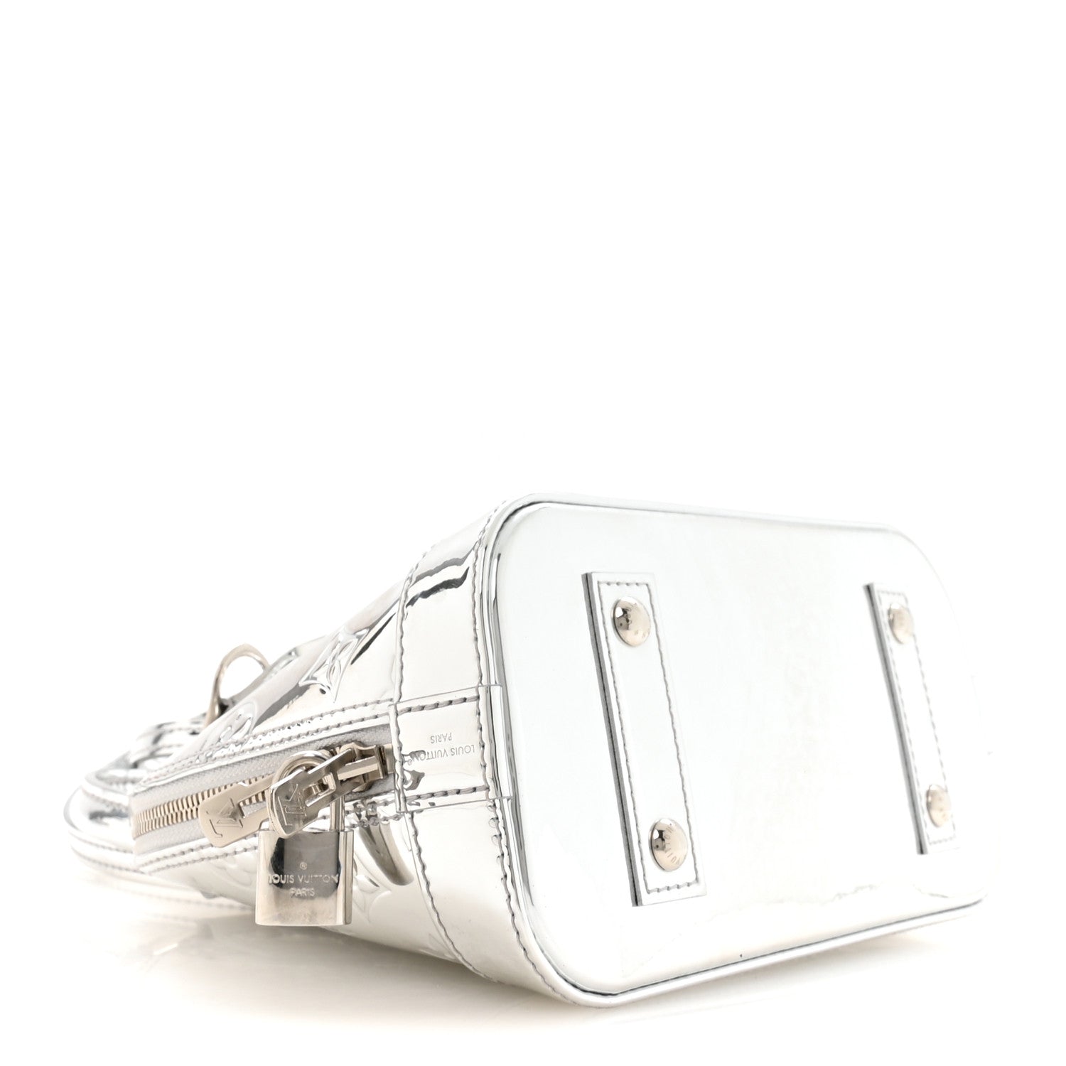 Louis Vuitton Monogram Miroir Alma BB Silver