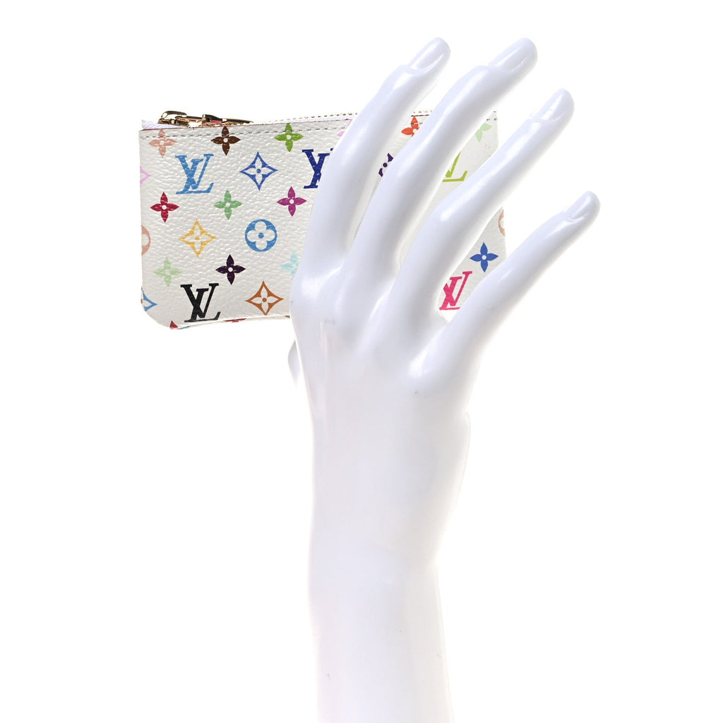 Louis Vuitton LV X TM Monogram Multicolor Key Pouch White