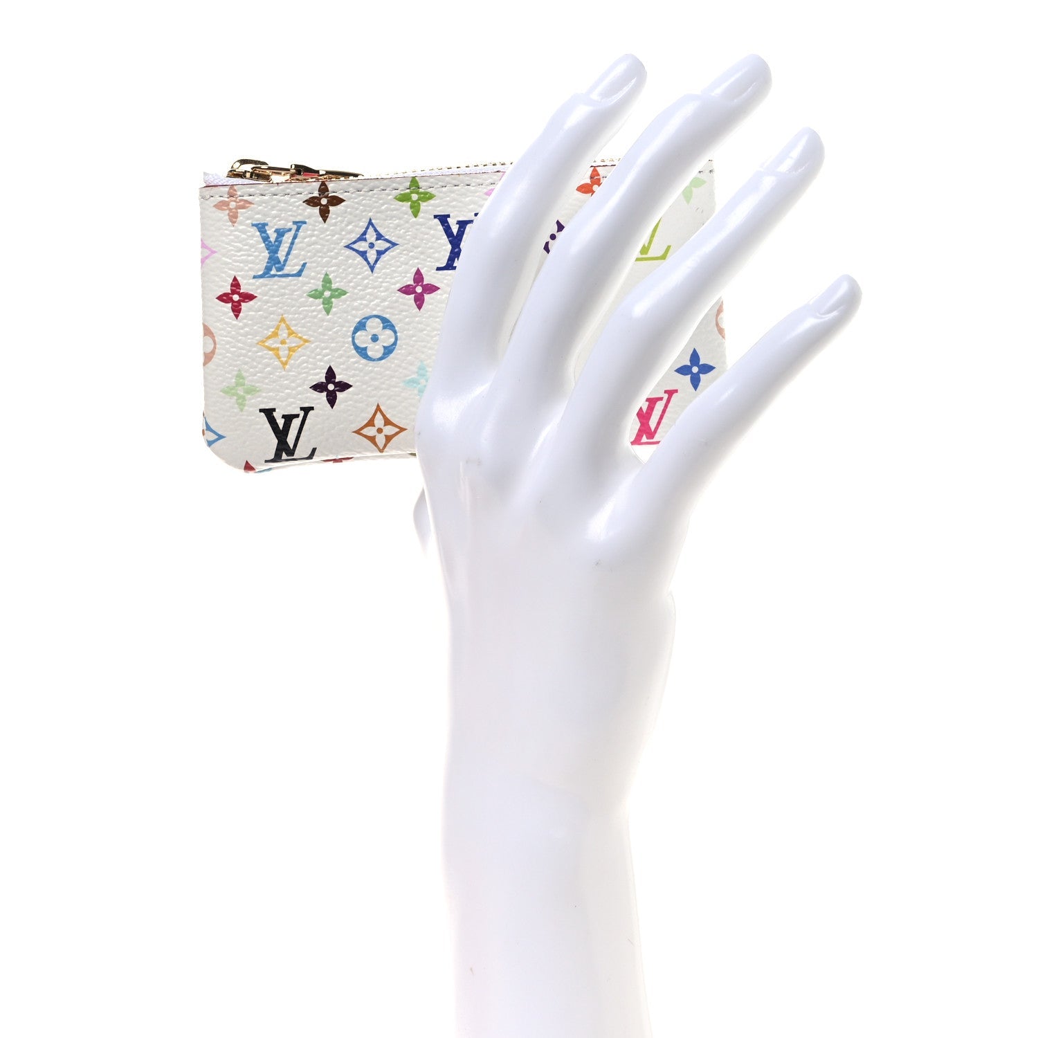 Louis Vuitton LV X TM Monogram Multicolor Key Pouch White