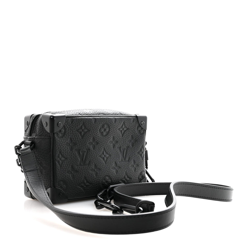 Louis Vuitton Taurillon Monogram Mini Soft Trunk Black