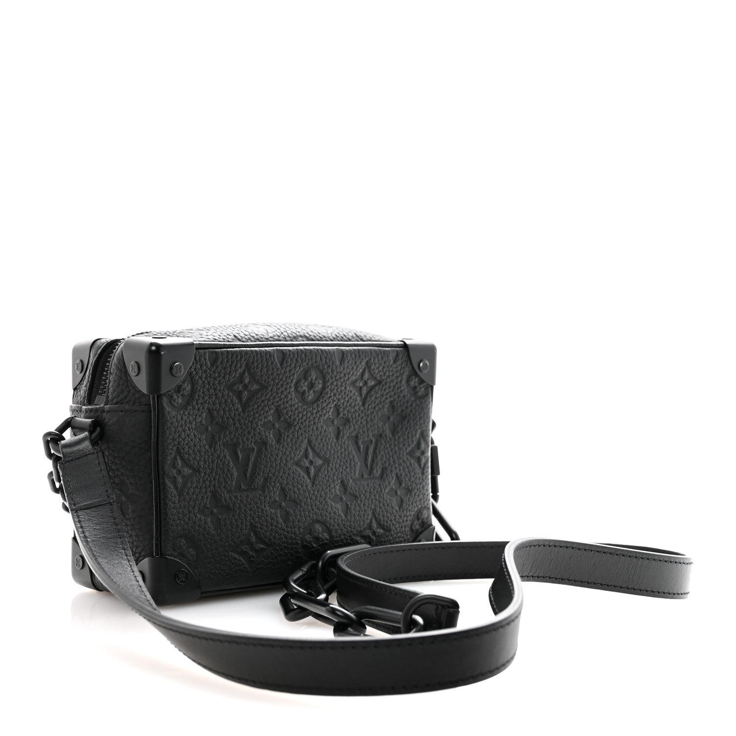 Louis Vuitton Taurillon Monogram Mini Soft Trunk Black