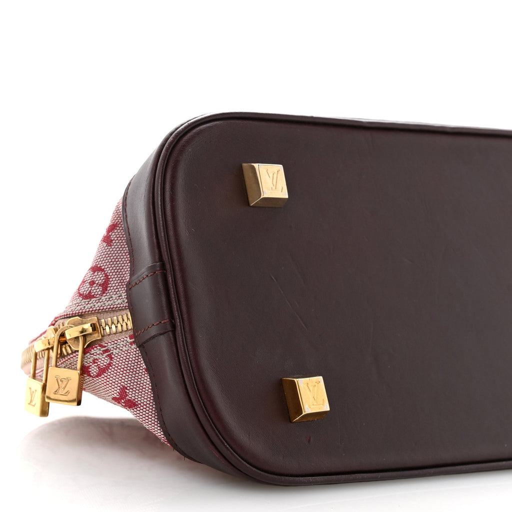 Louis Vuitton Mini Monogram Alma Long Cherry