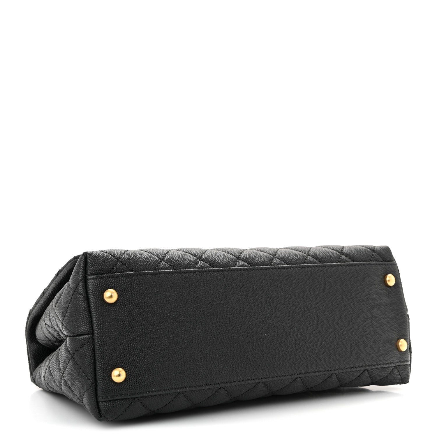 Chanel Caviar Quilted Small Coco Handle Flap Black