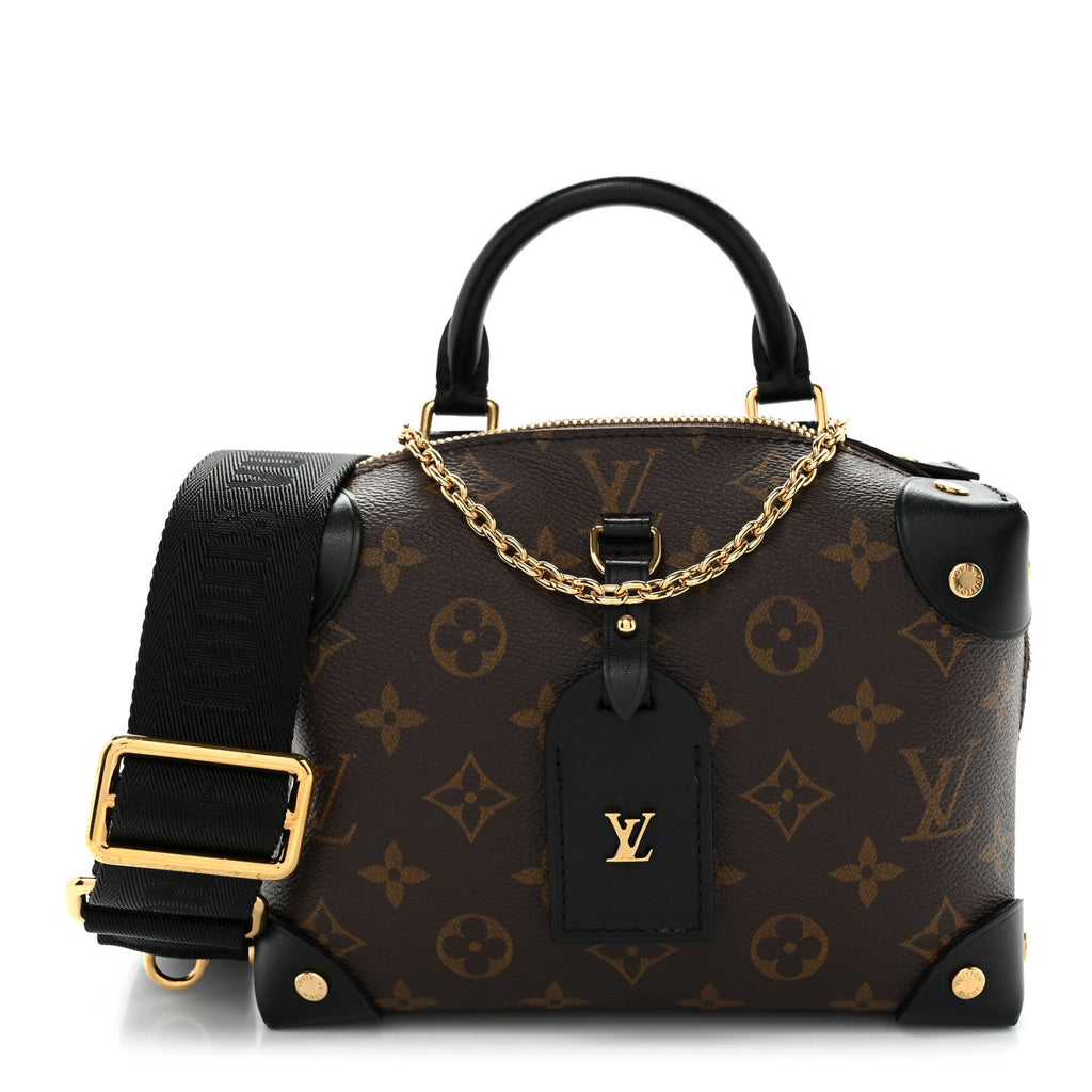 Louis Vuitton Monogram Petite Malle Souple Black