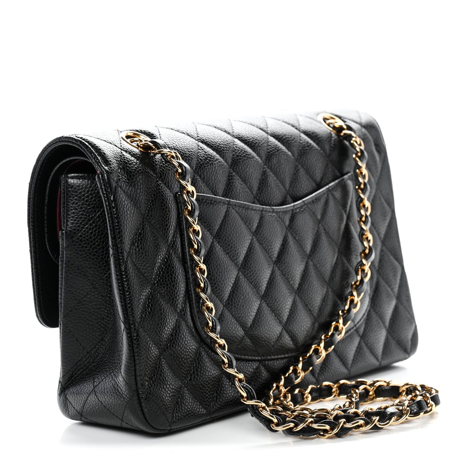 Chanel Caviar Quilted Medium Double Flap Black