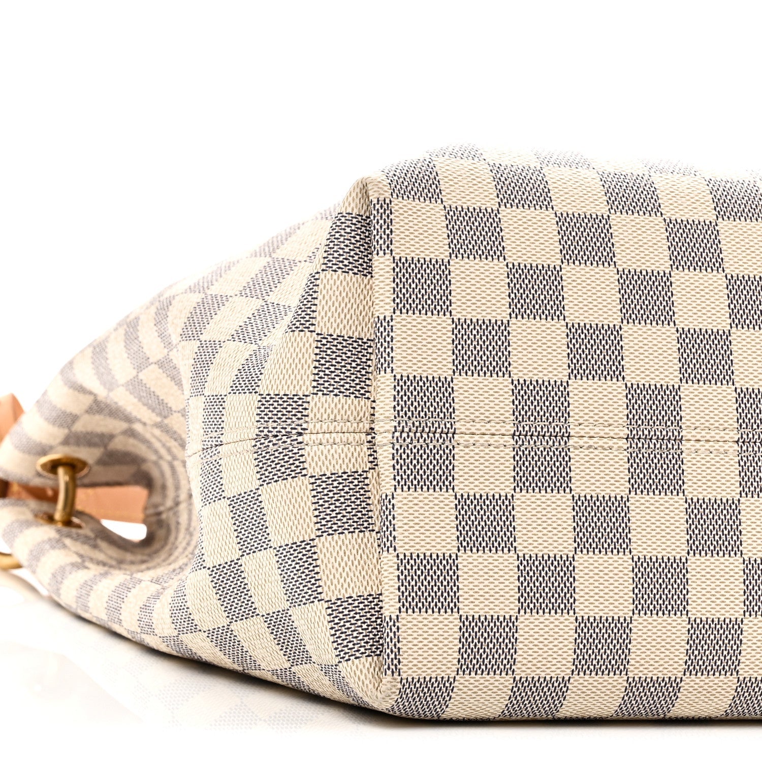 Louis Vuitton Damier Azur Graceful MM Rose Ballerine