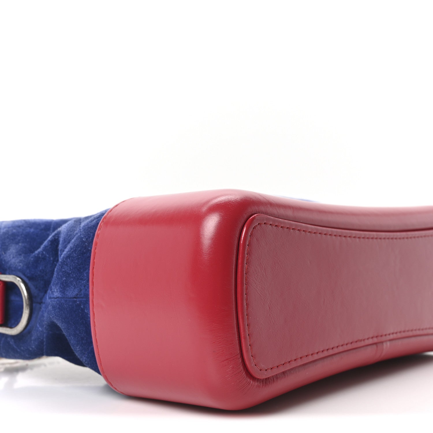 Chanel Suede Calfskin Quilted Medium Gabrielle Hobo Red Blue Yellow