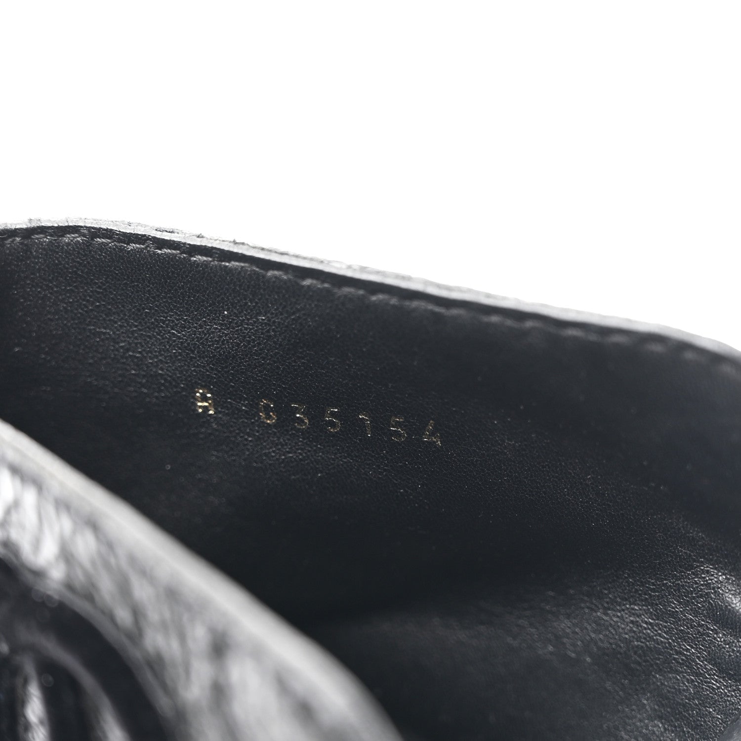 Chanel Shiny Calfskin Velvet Pearl Combat Short Boots 39 Black