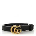 Gucci Calfskin Double G 20mm Belt 70 28 Black