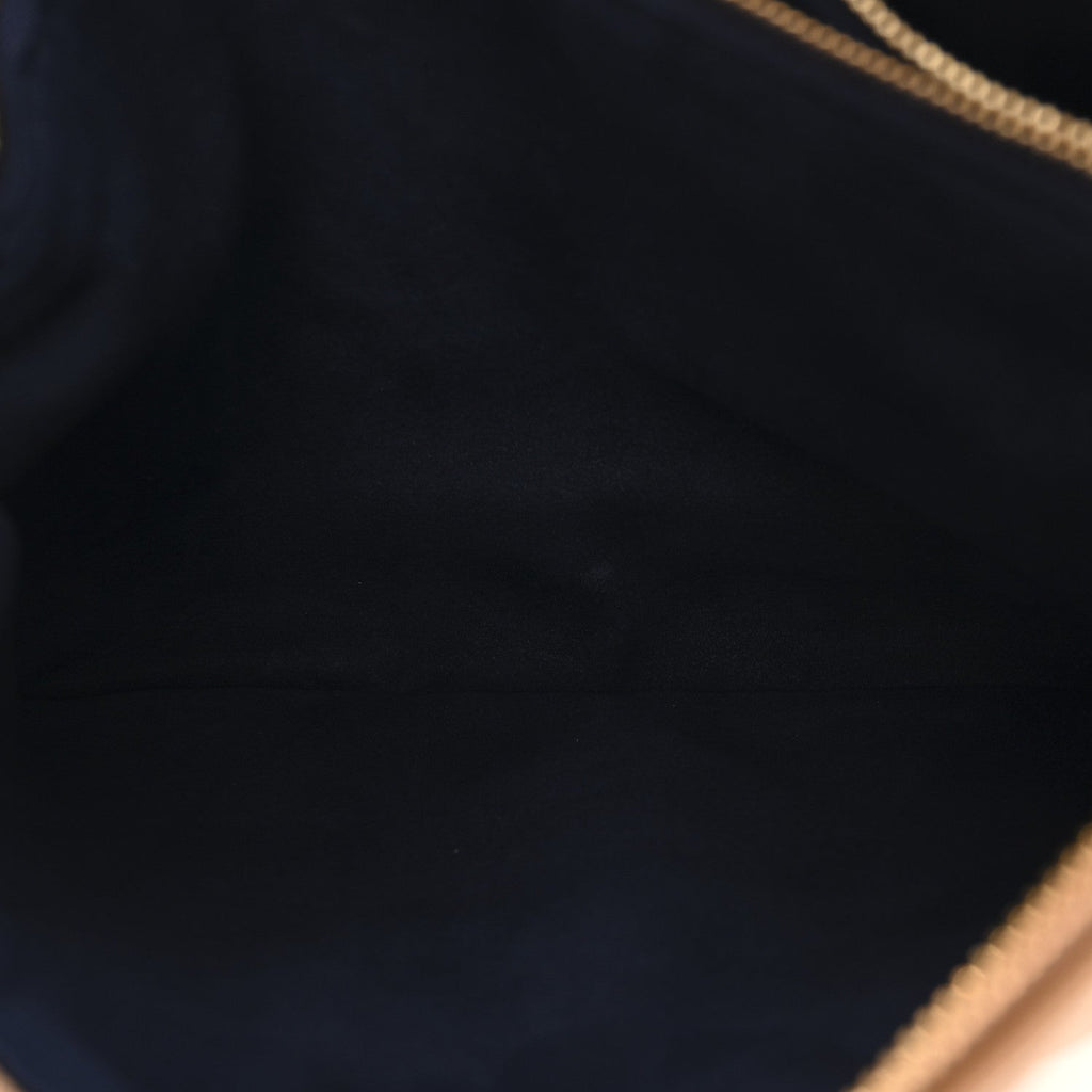 Louis Vuitton Lambskin Embossed Monogram Coussin PM Camel