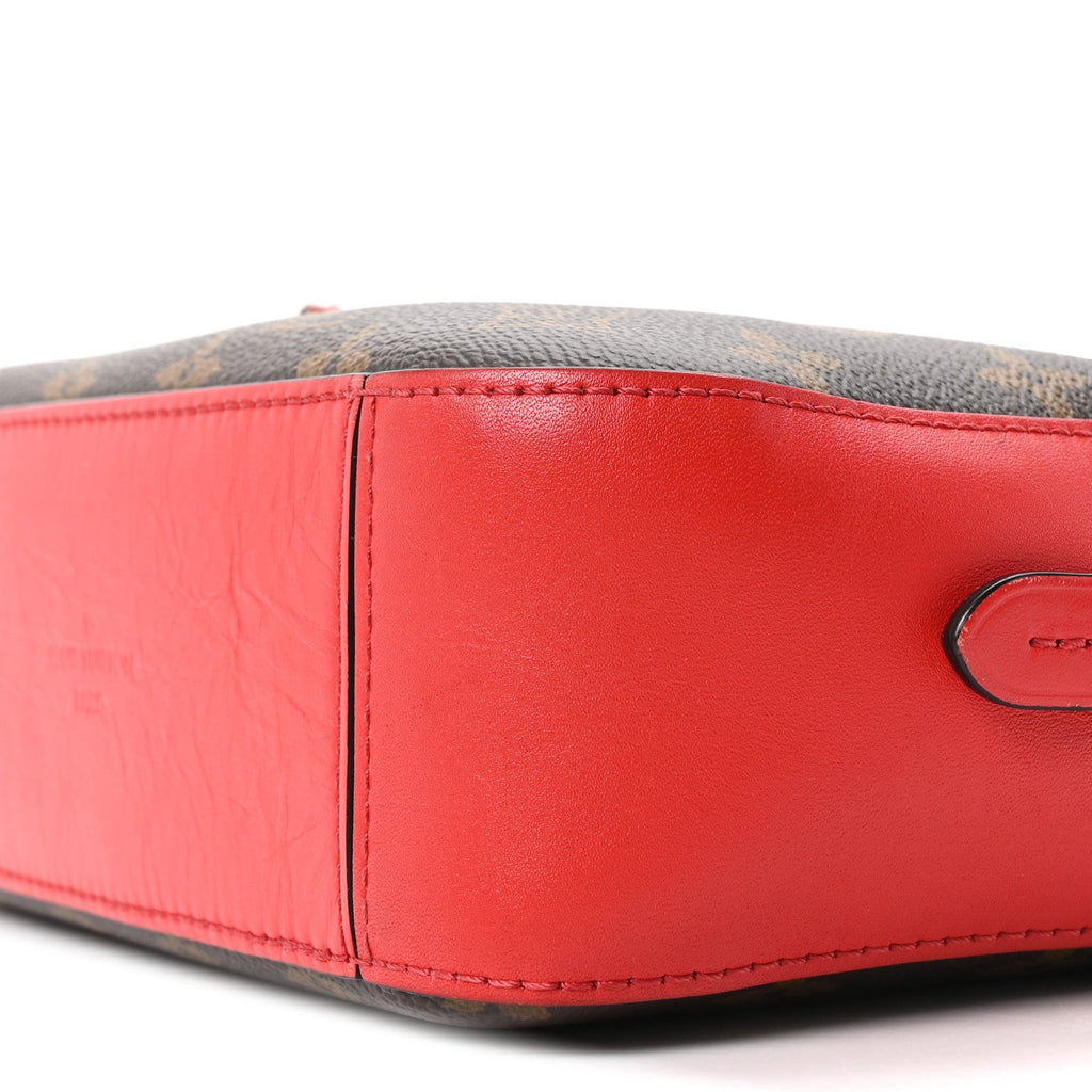 Louis Vuitton Monogram Saintonge Coquelicot