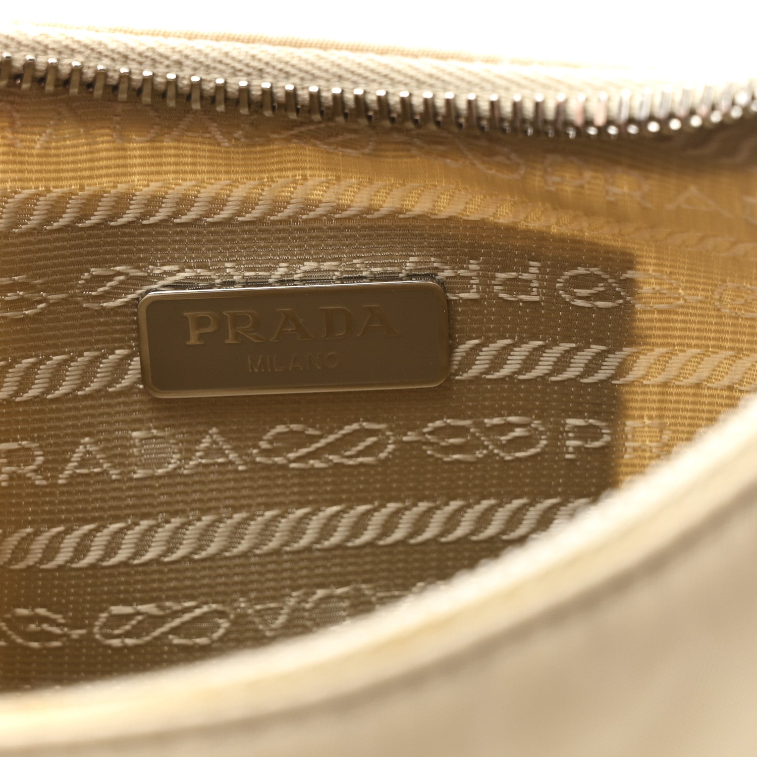 Prada Nylon Re-Edition 2005 Shoulder Bag Cammeo