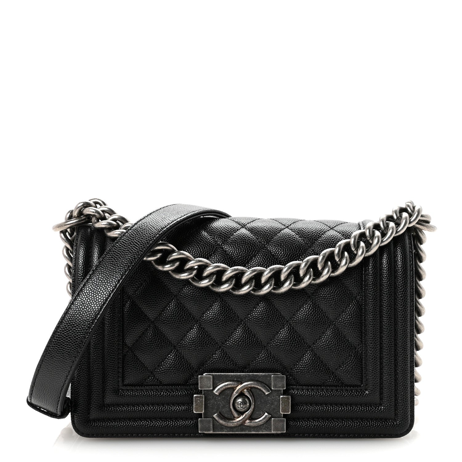 Chanel Caviar Quilted Small Boy Flap Black