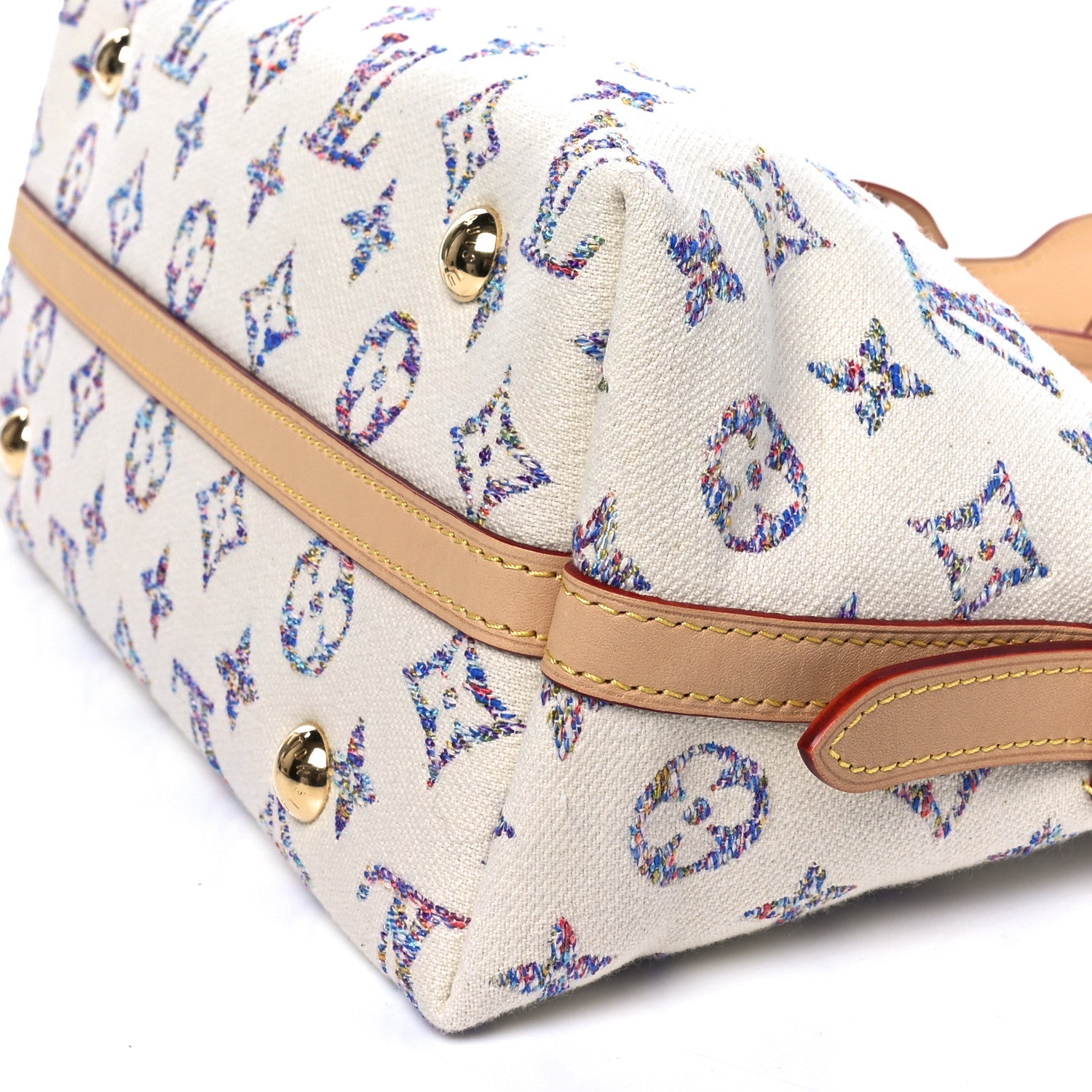 Louis Vuitton Monogram Jacquard CarryAll PM Multicolor Beige