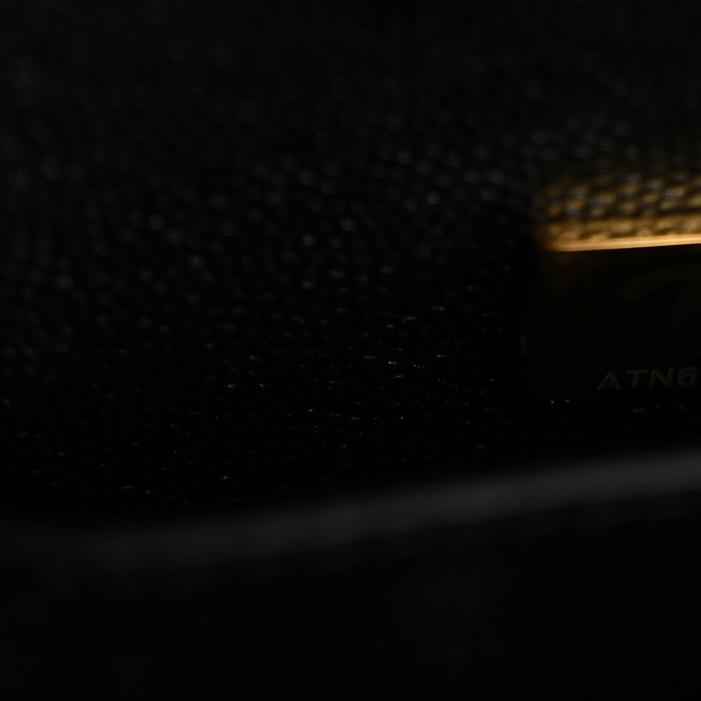 Chanel Caviar Quilted Small Shopping Tote  Black