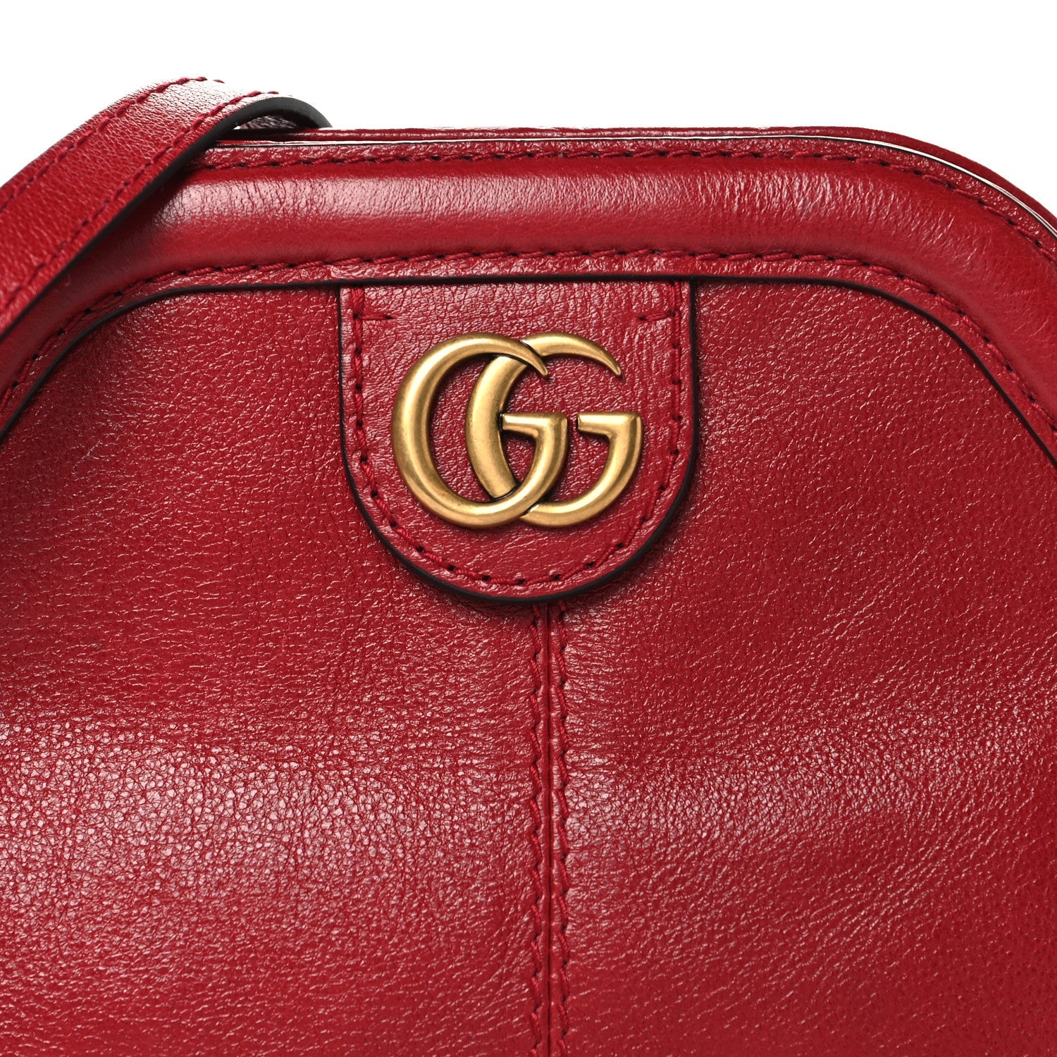Gucci Piuma Lux Calfskin Small Re(Belle) Crossbody Bag Romantic Cerise