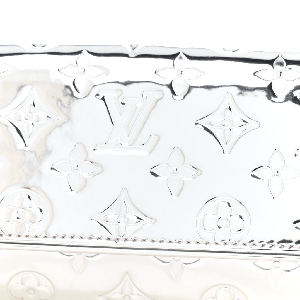 Louis Vuitton Monogram Miroir Pochette Twin Silver